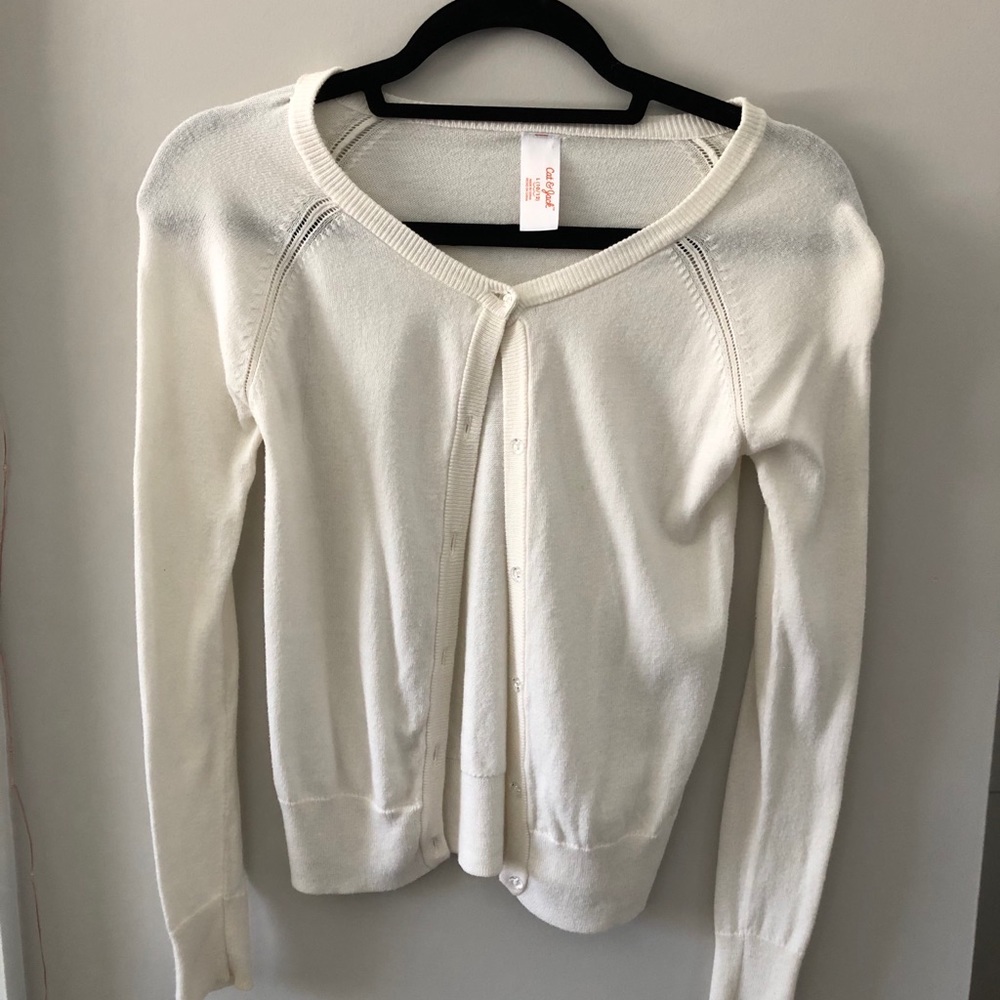 White Cardigan